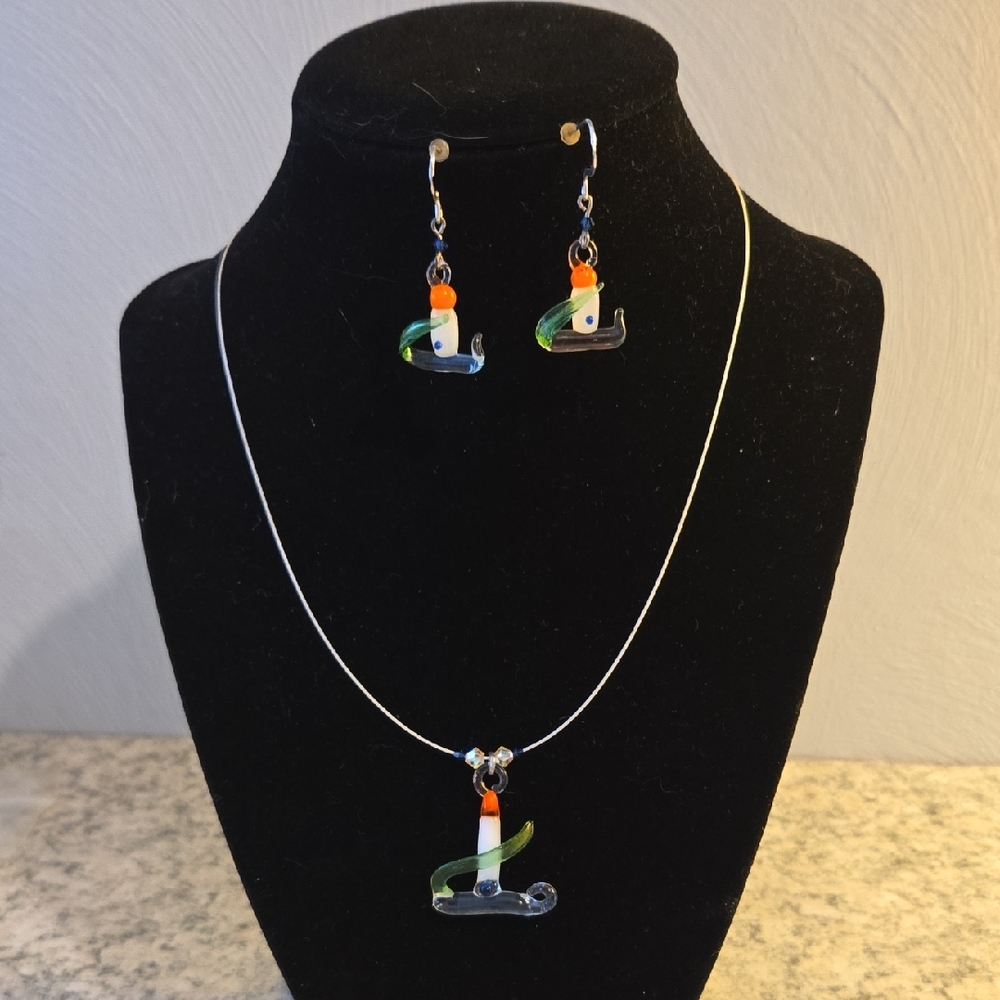 Elegant Multicolor Glass Jewelry Set